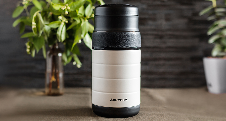 Термос с двумя контейнерами