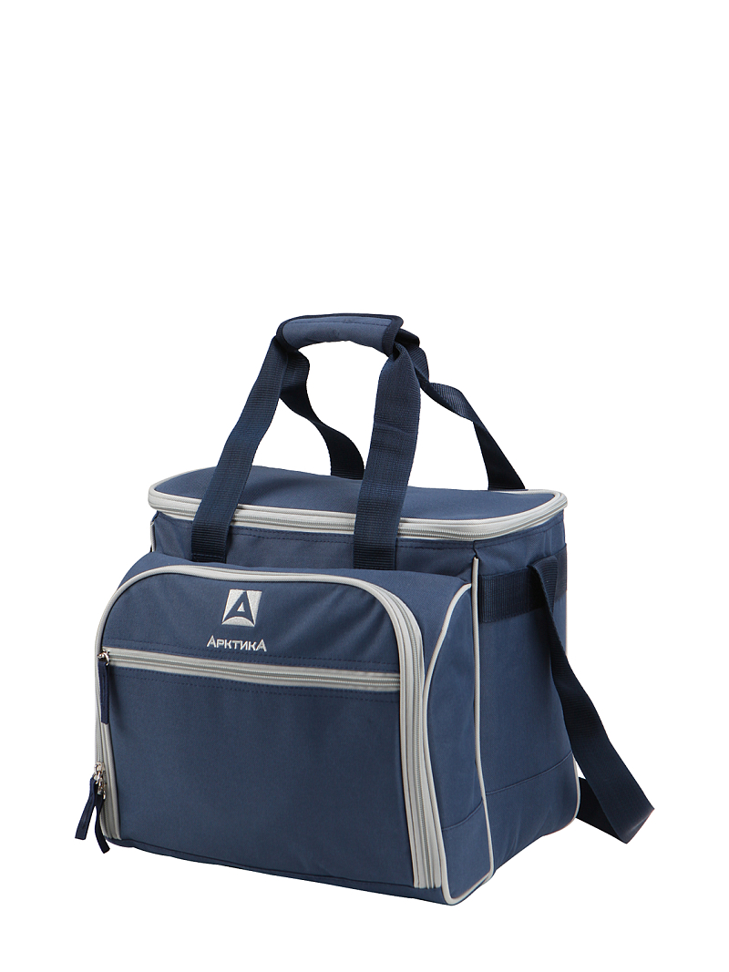 Сумка-холодильник серии 4100 синяя с набором посуды на 3 человека - 2