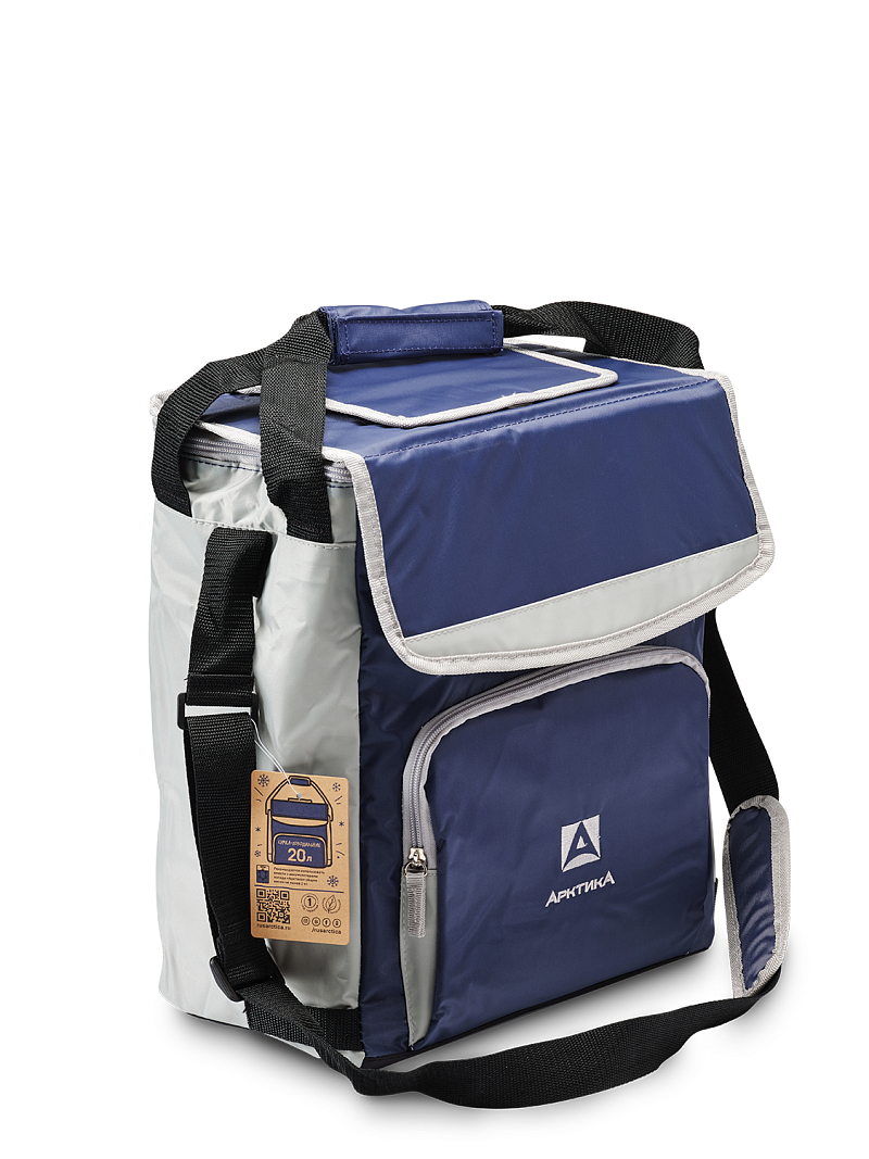 Термосумка-холодильник 20л серии 3000 синяя с люком - 1