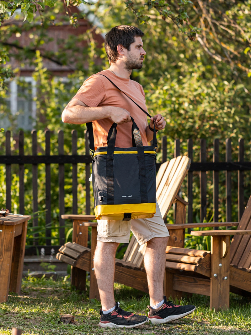 Термосумка 20л серии 010 «Порт Диксон» чёрная - 2