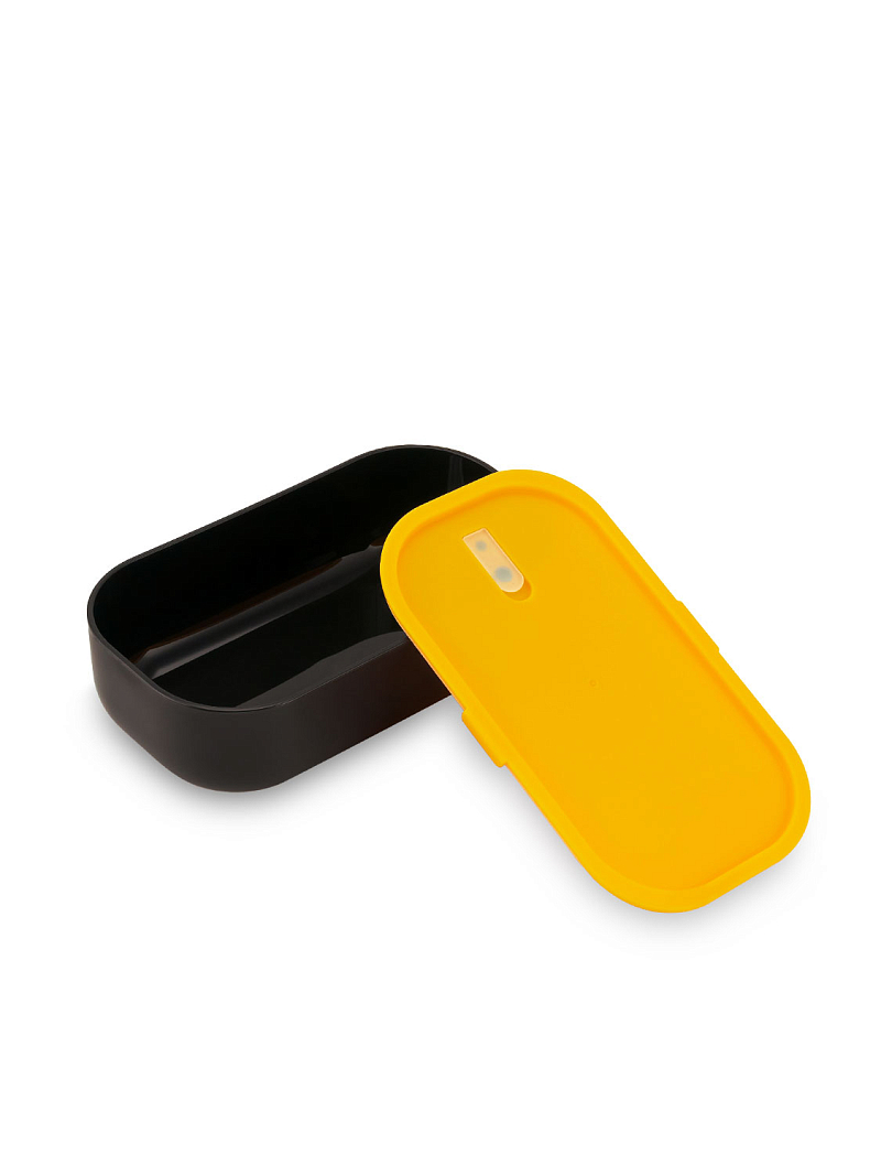 Ланч-бокс 1.35л серии 031 чёрный с двумя контейнерами - 13