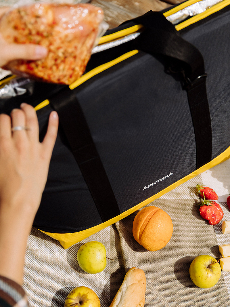 Термосумка 25л серии 011 «Порт Мурманск» чёрная - 2