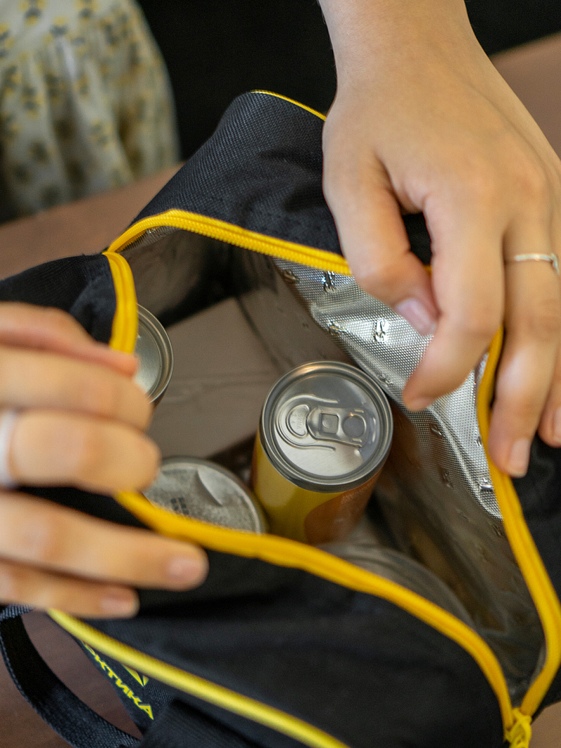 Термосумка 7.5л серии 3300 черная для ланча - 8