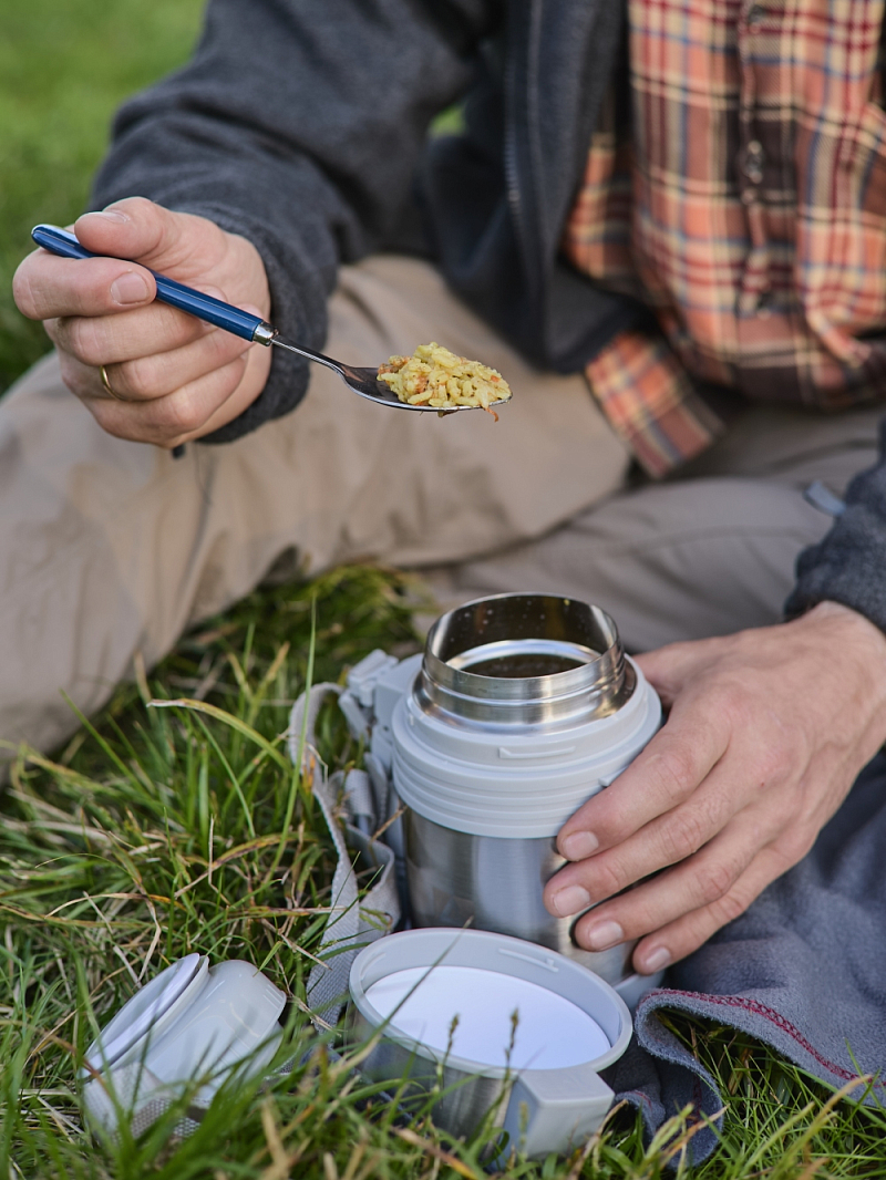 Термос 0.8л серии 205 стальной универсальный с лаковым покрытием - 4