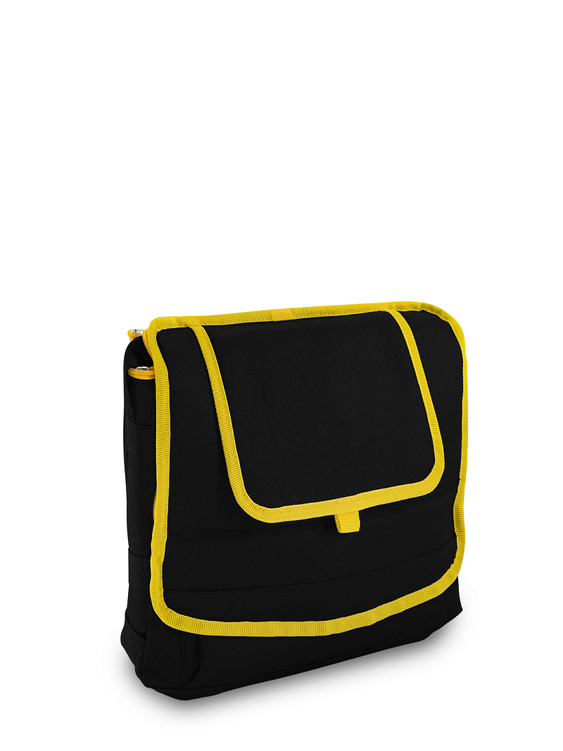 Термосумка-холодильник 10л серии 3001 чёрная с люком - 8