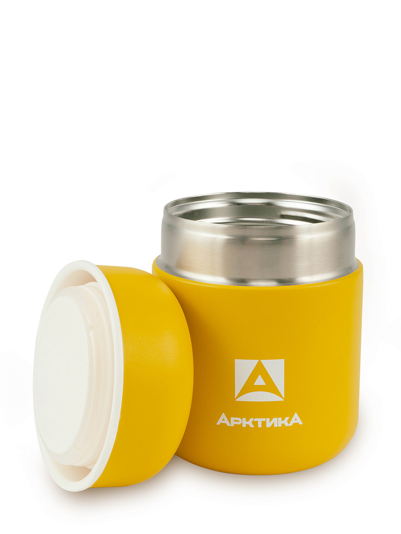 Термос 0.28л серии 411 для еды жёлтый компактный - 3