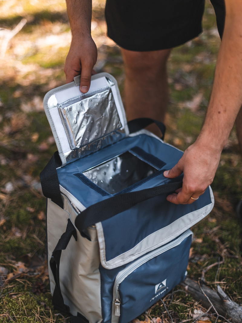 Термосумка-холодильник 20л серии 3000 синяя с люком - 7