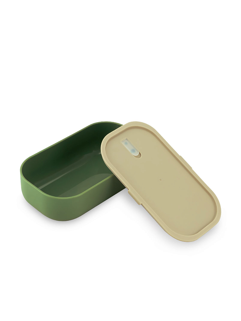 Ланч-бокс 1.35л серии 031 зелёный с двумя контейнерами - 5