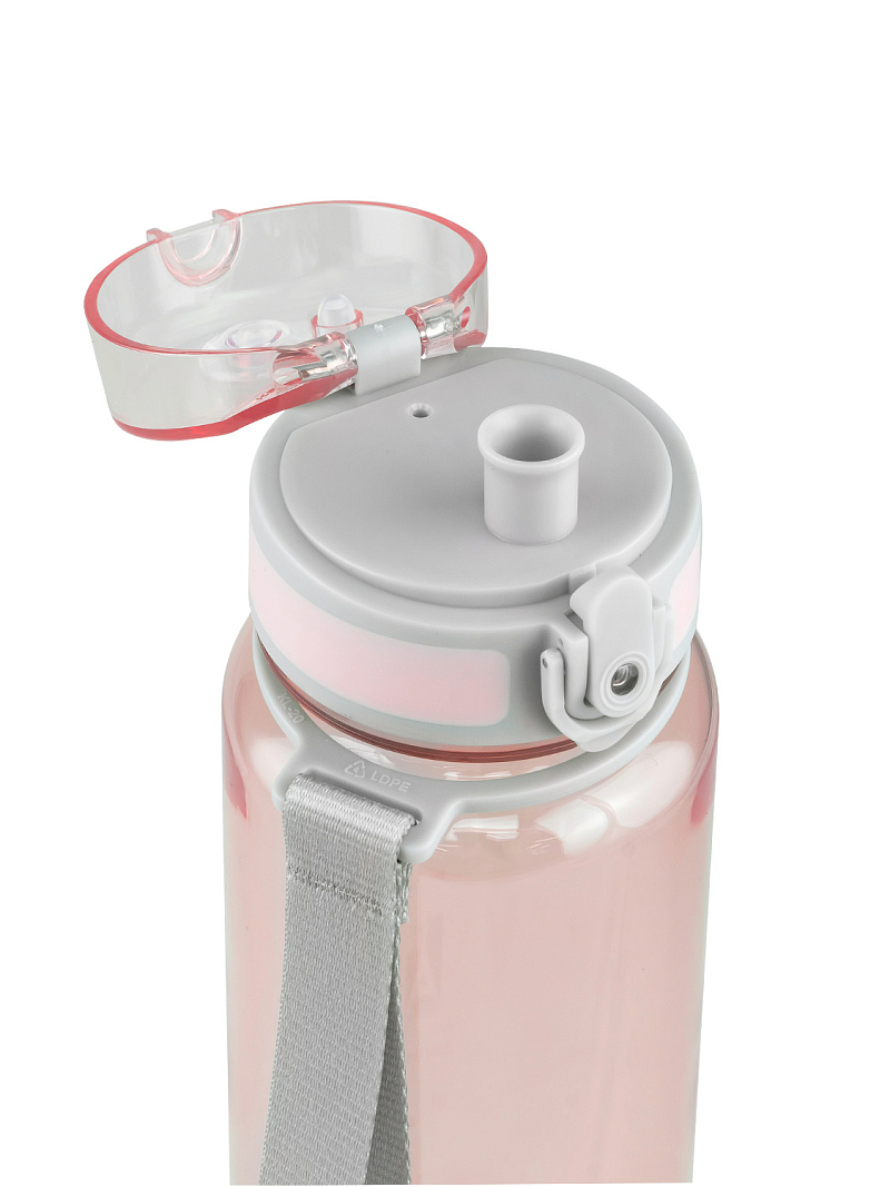 Тритановая бутылка 1л серии 720 глянцевая розовая с ситечком - 5