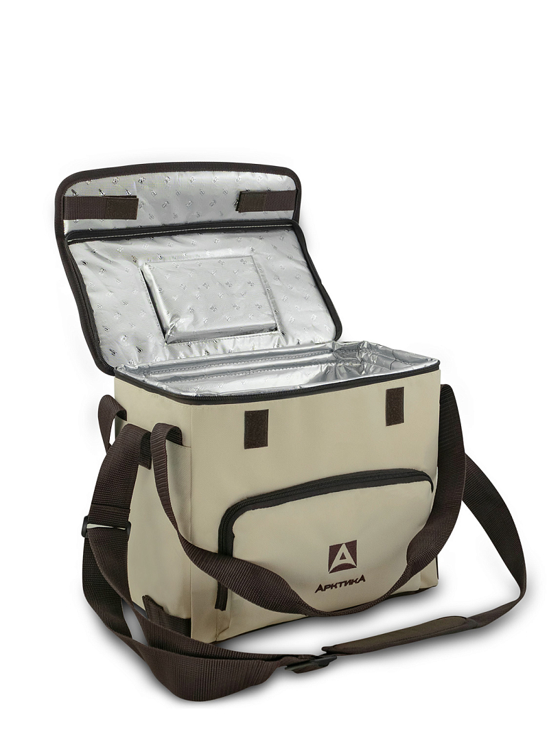 Термосумка-холодильник 10л серии 3000 бежевая с люком - 2
