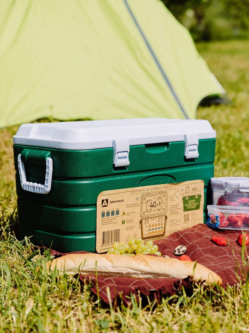 Аквамариновый термоконтейнер 2000 на 40 литров - 7