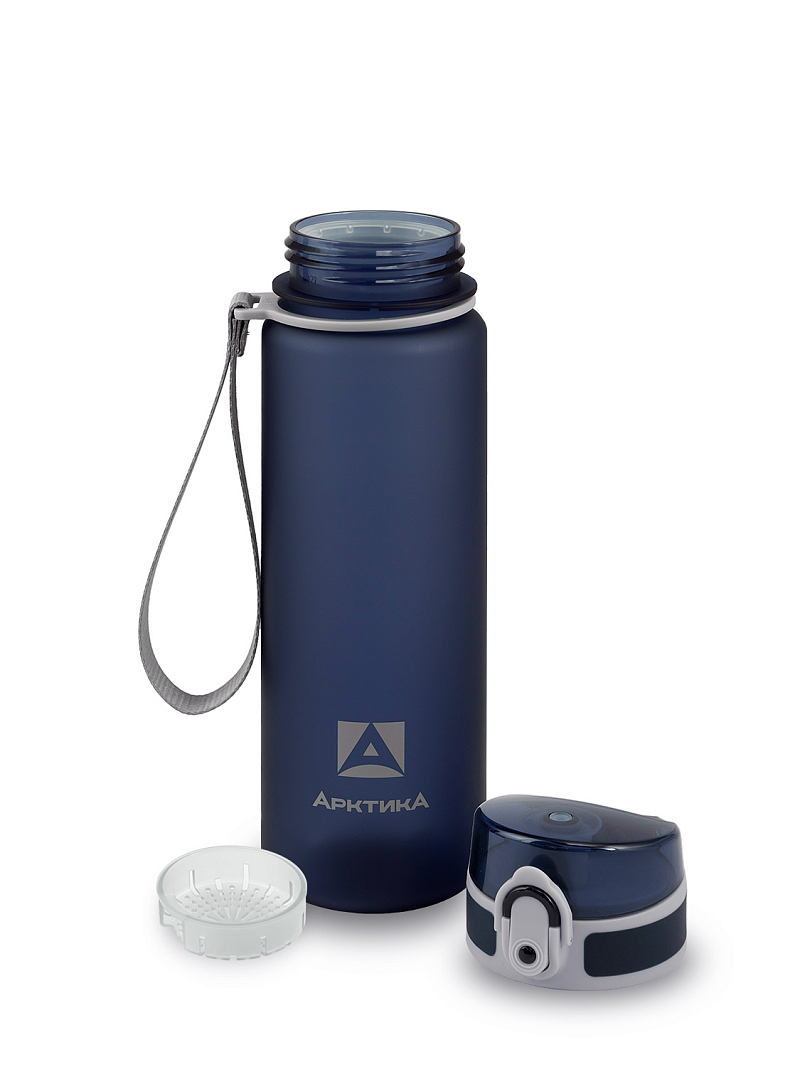 Тритановая бутылка 0.5л серии 720 матовая синяя с ситечком - 10