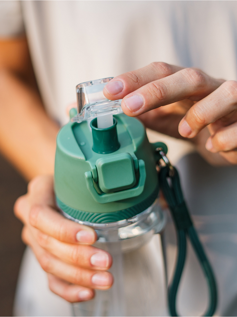 Тритановая бутылка 0.8л серии 723 «Хвоя» с распылителем - 3