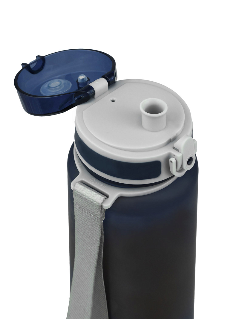 Тритановая бутылка 1л серии 720 матовая синяя с ситечком - 5