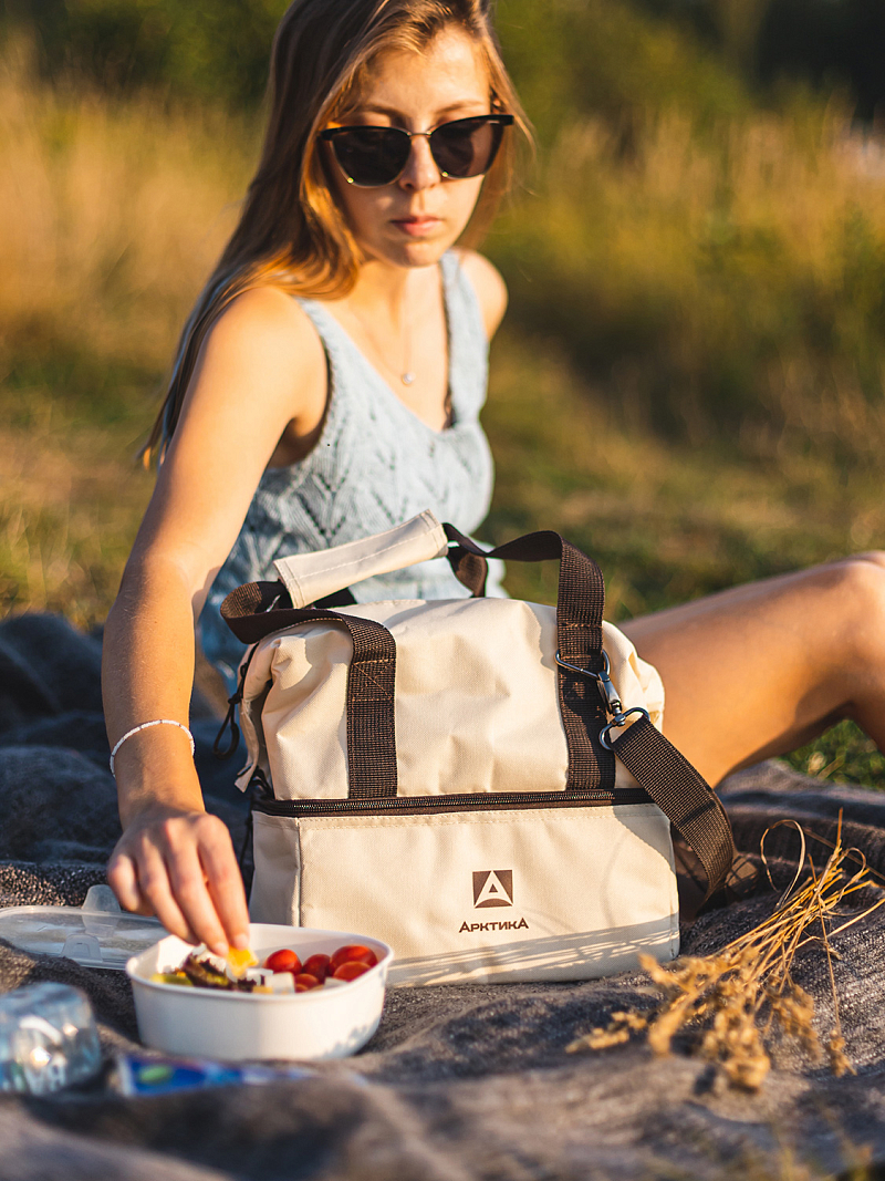 Термосумка-трансформер 11.5л серии 3600 бежевая - 14