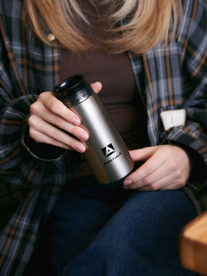 Термокружка 0.32л серии 715 стальная с ситечком - 2