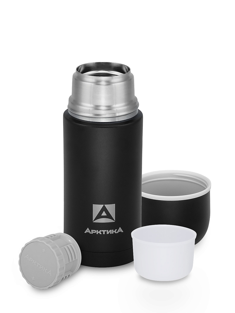 Термос 0.5л серии 105 чёрный с узким горлом - 3