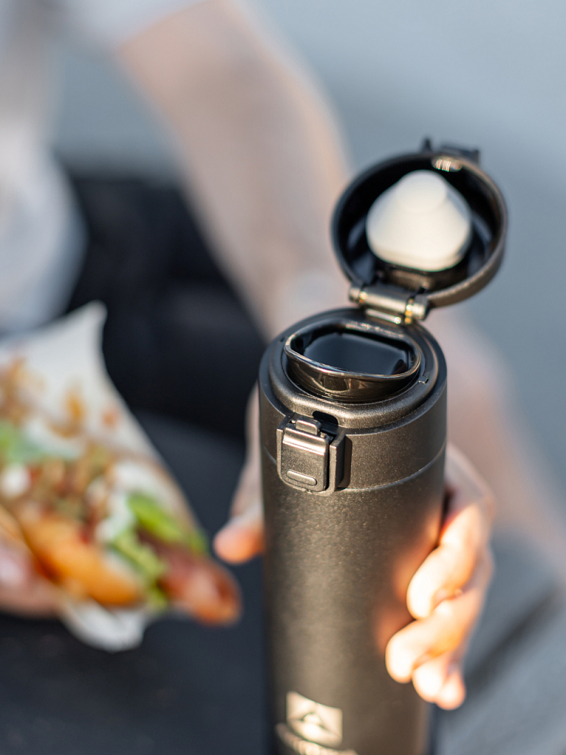 Термокружка 0.47л серии 703 чёрная классическая - 6