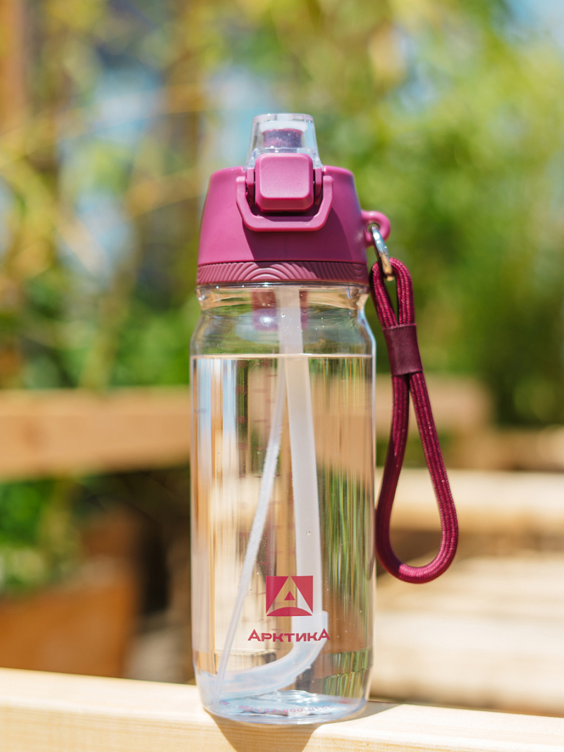 Тритановая бутылка 0.8л серии 723 «Вишня» с распылителем - 7