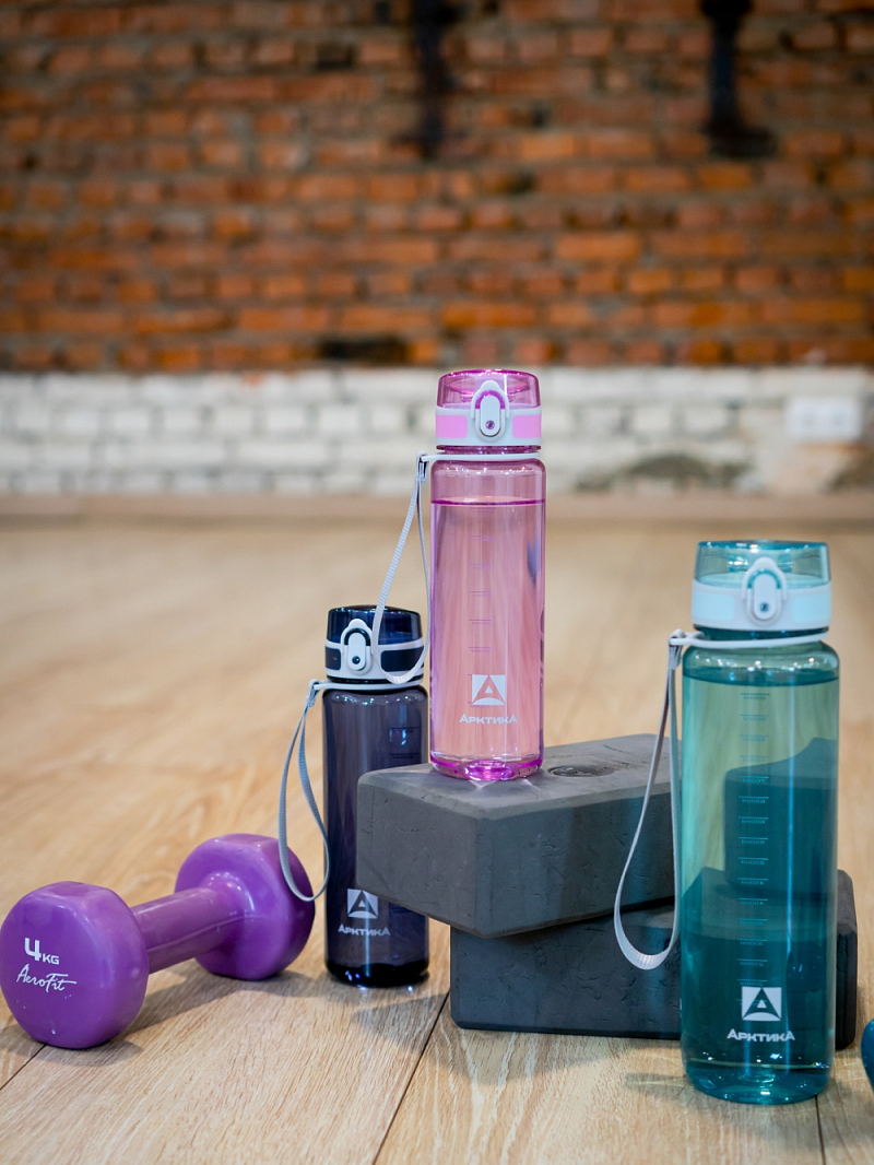 Тритановая бутылка 0.5л серии 720 глянцевая лавандовая с ситечком - 6