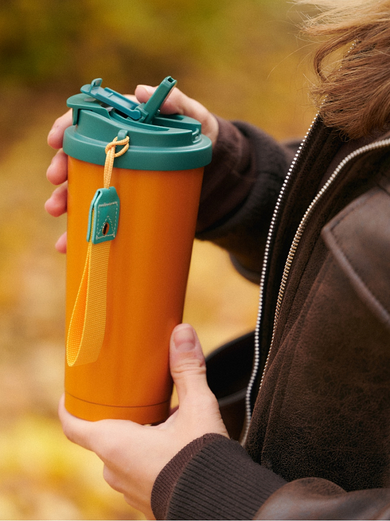 Термокружка 0.5л серии 714 «Морошка» с двойной питьевой системой - 4