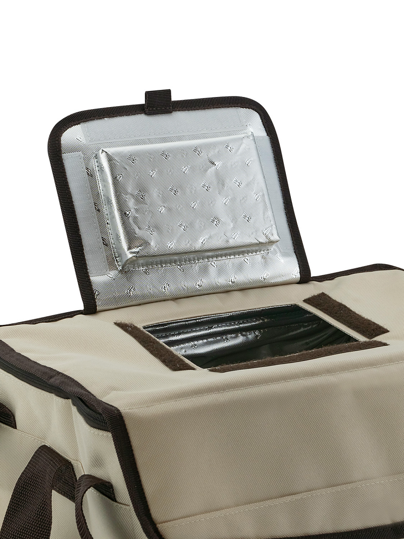 Термосумка-холодильник 30л серии 3001 бежевая с люком - 2