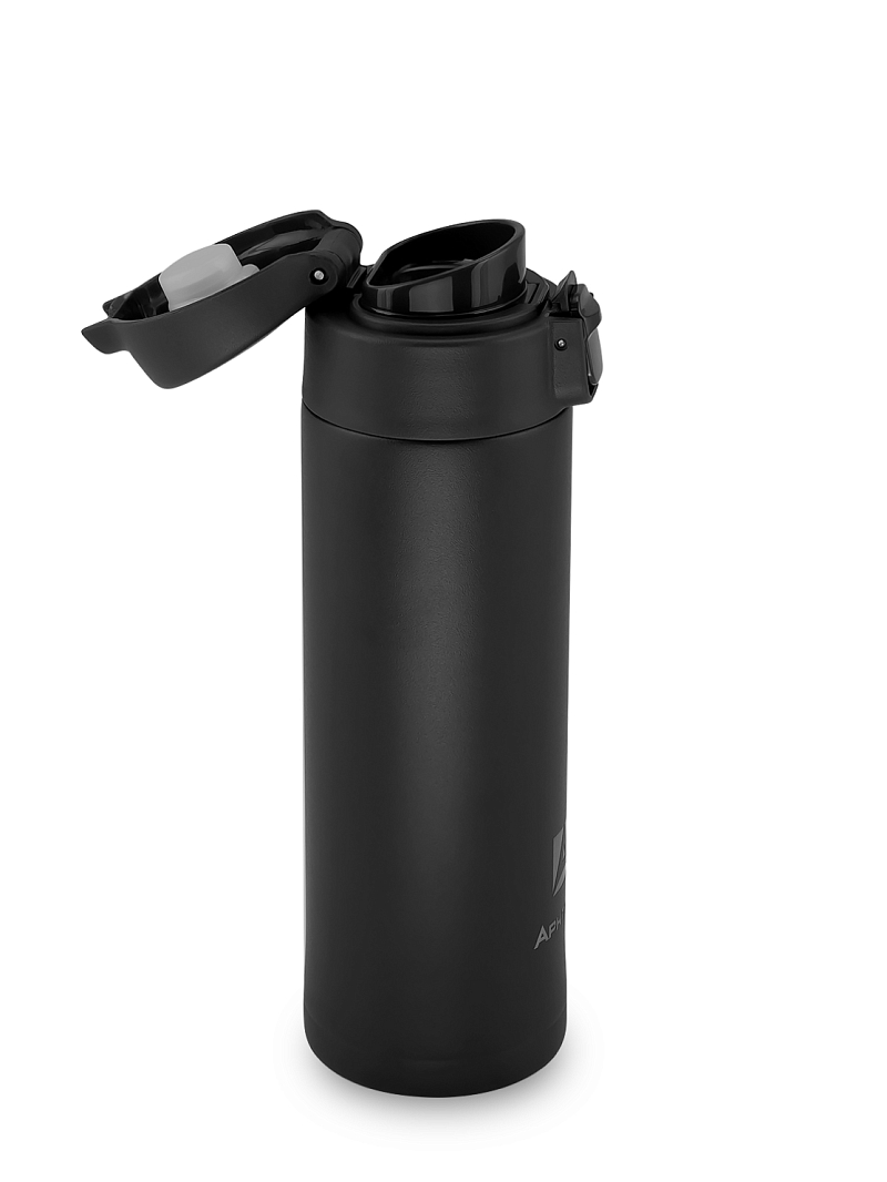 Термокружка 0.42л серии 701 чёрная с закрытой питьевой системой - 3