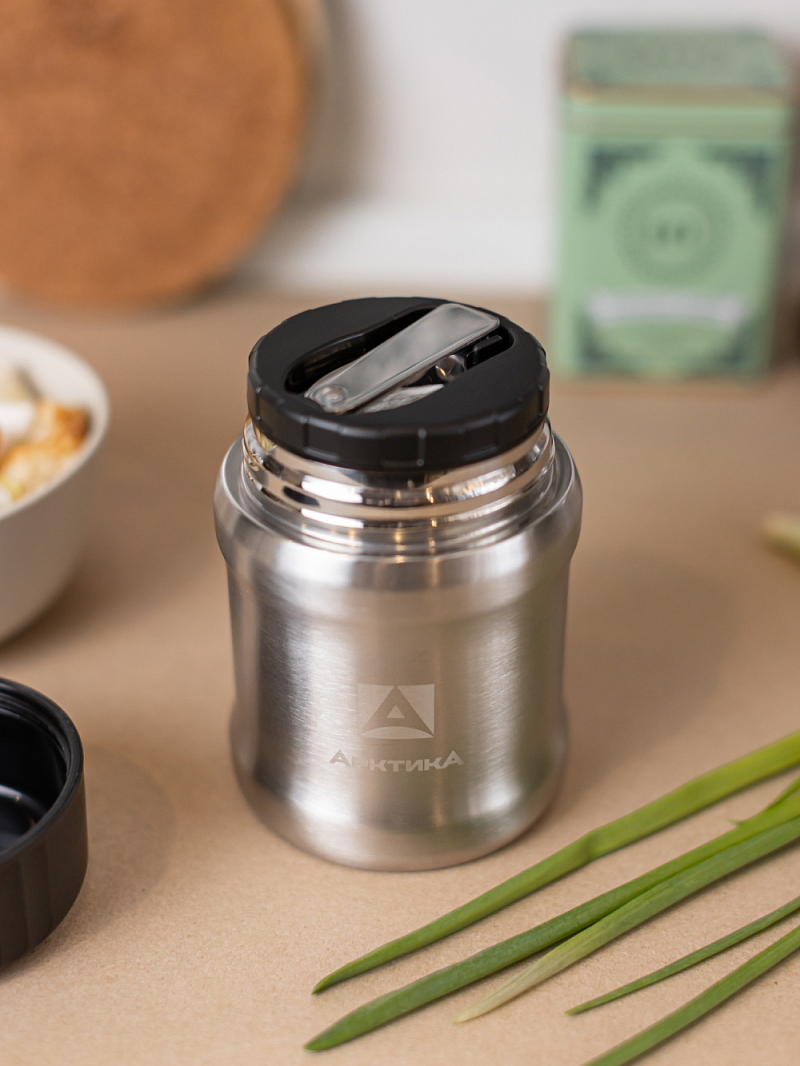 Термос 0.5л серии 311 для еды стальной компактный - 6