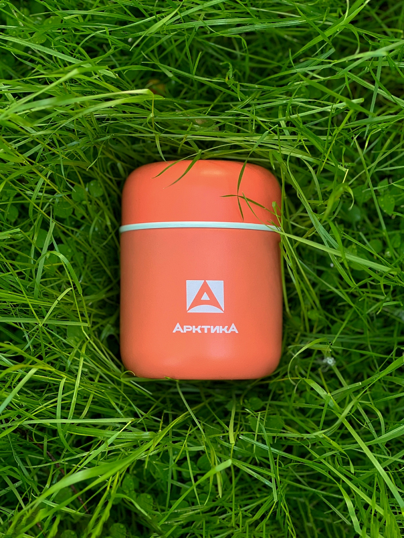 Термос 0.28л серии 411 для еды коралловый компактный - 2