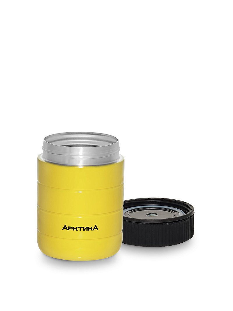 Термос 0.48л серии 307 для еды жёлтый компактный - 3