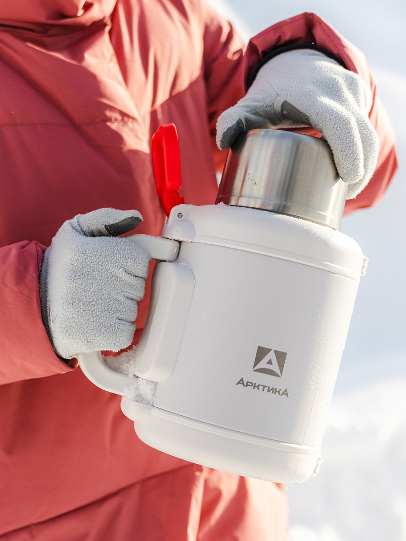 Термос 1.9л серии 204 «Арктика» со складной ручкой и ситом - 2