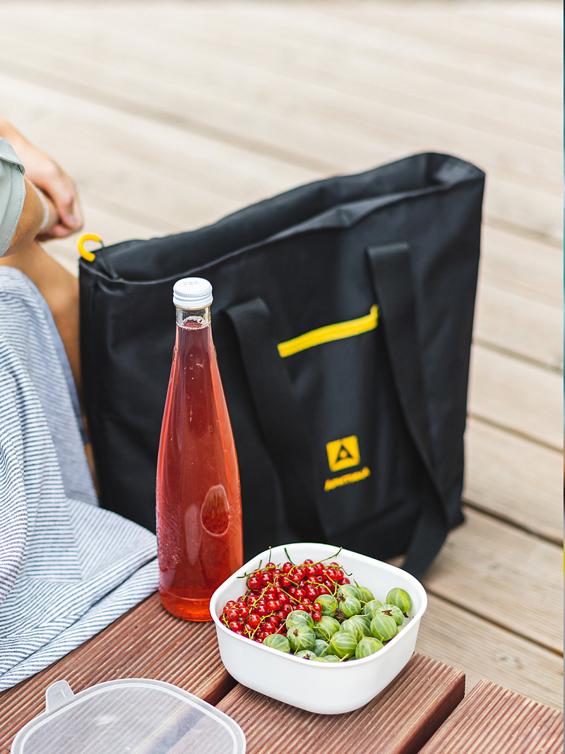 Термосумка-шоппер 17.5л серии 3400 чёрная - 2