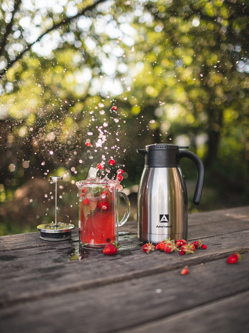 Термос-кувшин 1.5л серии 605 стальной - 2