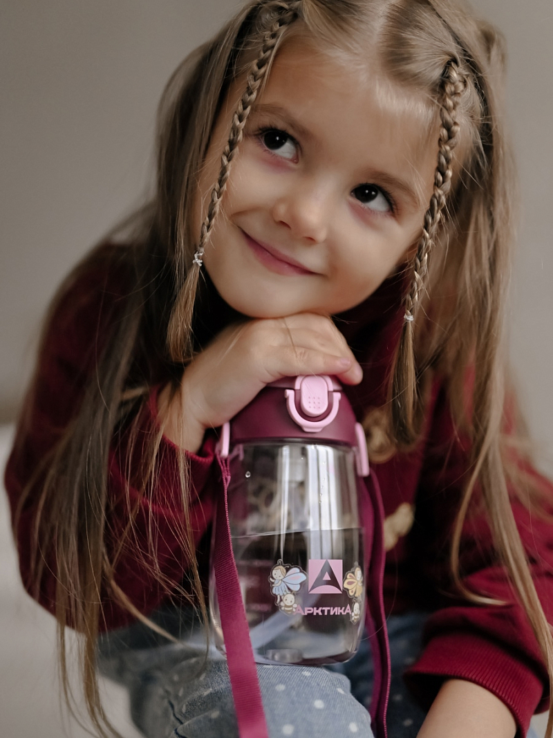 Тритановая бутылка 0.48л серии 730 «Вишня» с наклейками - 2