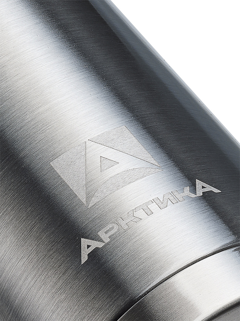 Термос 0.5л серии 105 стальной с лаковым покрытием и узким горлом - 3