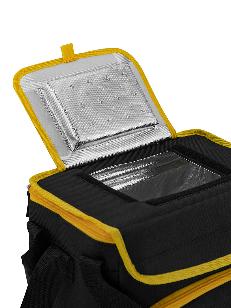 Термосумка-холодильник 10л серии 3001 чёрная с люком - 4