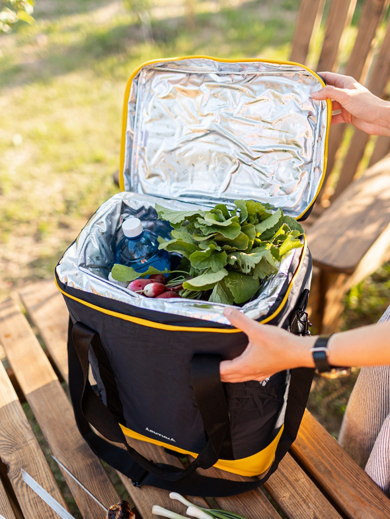 Термосумка 20л серии 010 «Порт Диксон» чёрная - 8