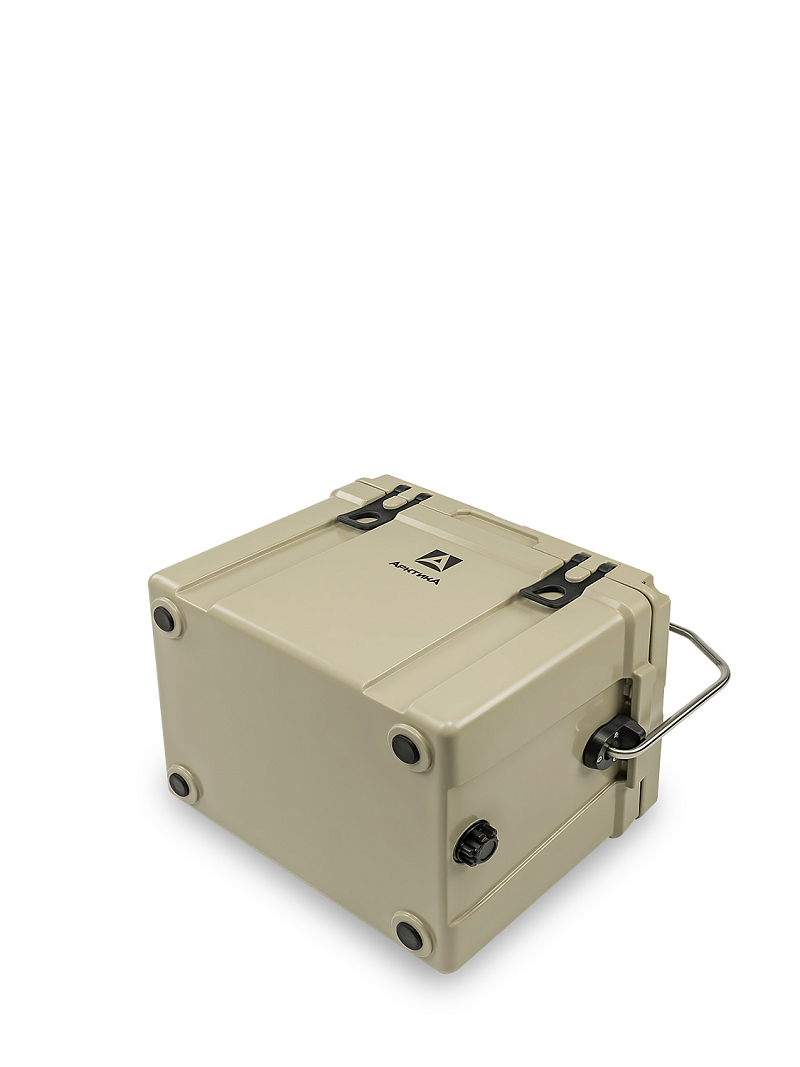 Бежевый термоконтейнер 2600 на 25 литров - 8