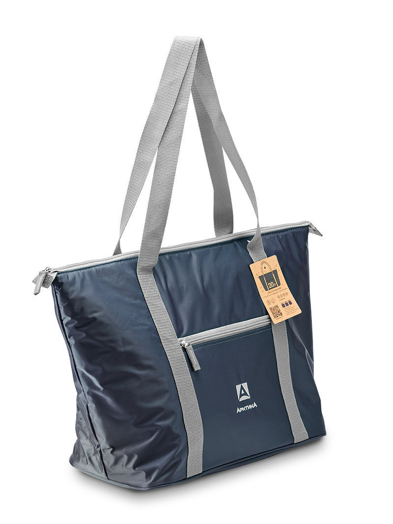 Сумка-холодильник 20л серии 3100 синяя компактная - 1