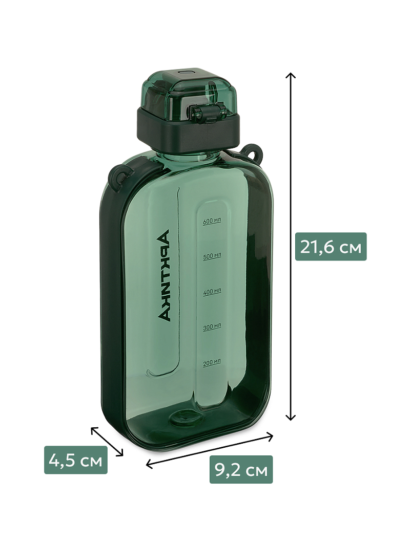 Тритановая бутылка 0.75л серии 724 «Хвоя» на ремне - 5