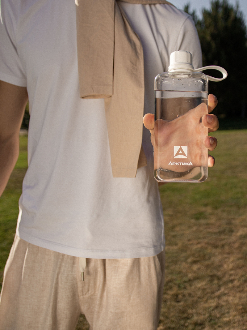 Тритановая бутылка 0.4л серии 727 «Снег» - 3