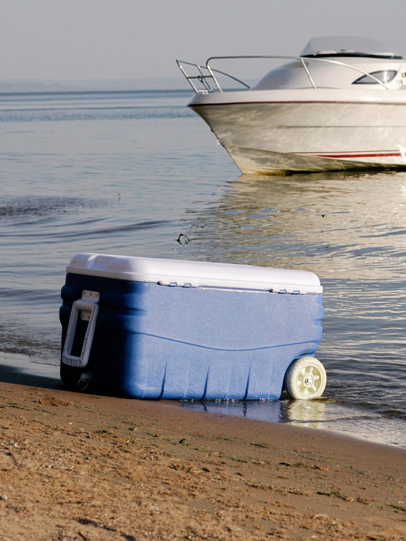 Синий термоконтейнер 2000 на 80 литров - 3