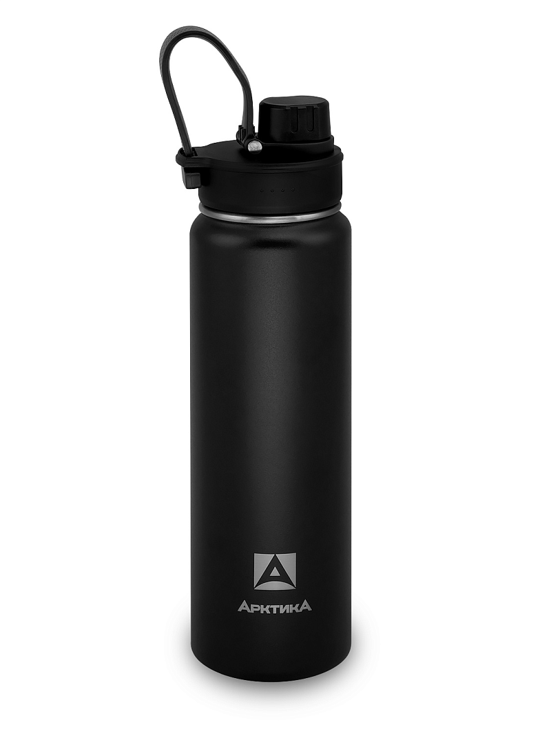 Черная термокружка 708 на 0.7л (уценка) - 1