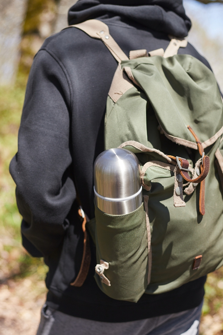 Термос 1.2л серии 105 стальной с лаковым покрытием и узким горлом - 6