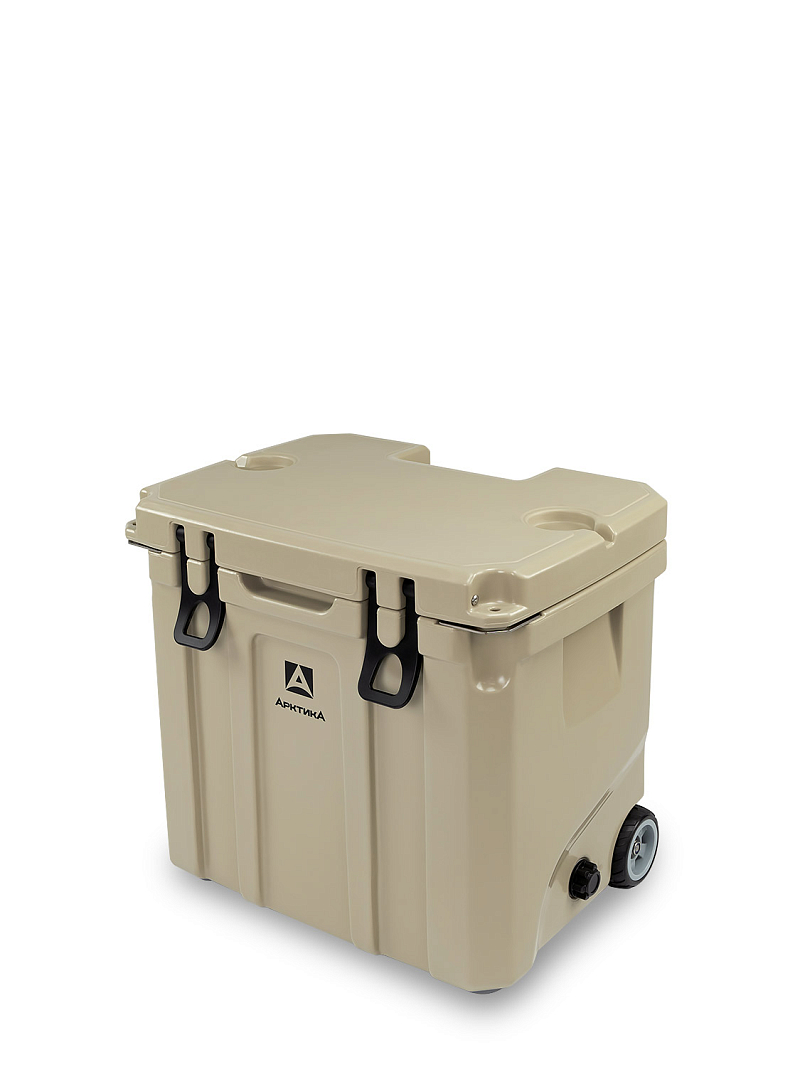 Бежевый термоконтейнер 2600 на 35 литров - 8