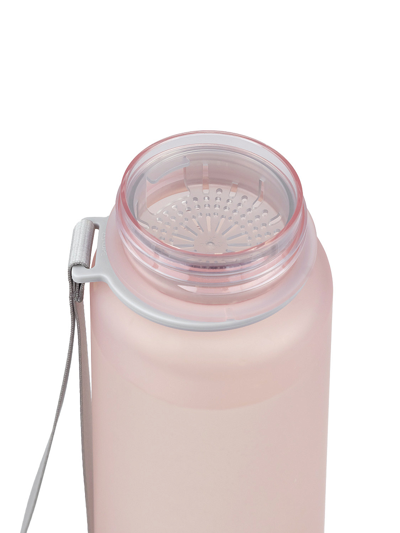 Тритановая бутылка 0.5л серии 720 матовая розовая с ситечком - 7