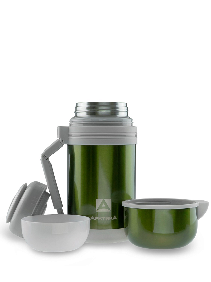 Термос 1л серии 202 болотный универсальный - 2