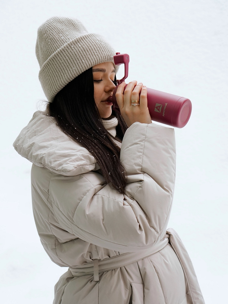 Термокружка 0.5л серии 702 «Сититерм» «Вишня» с ситечком - 2