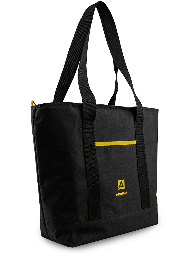 Термосумка-шоппер 17.5л серии 3400 чёрная - 4