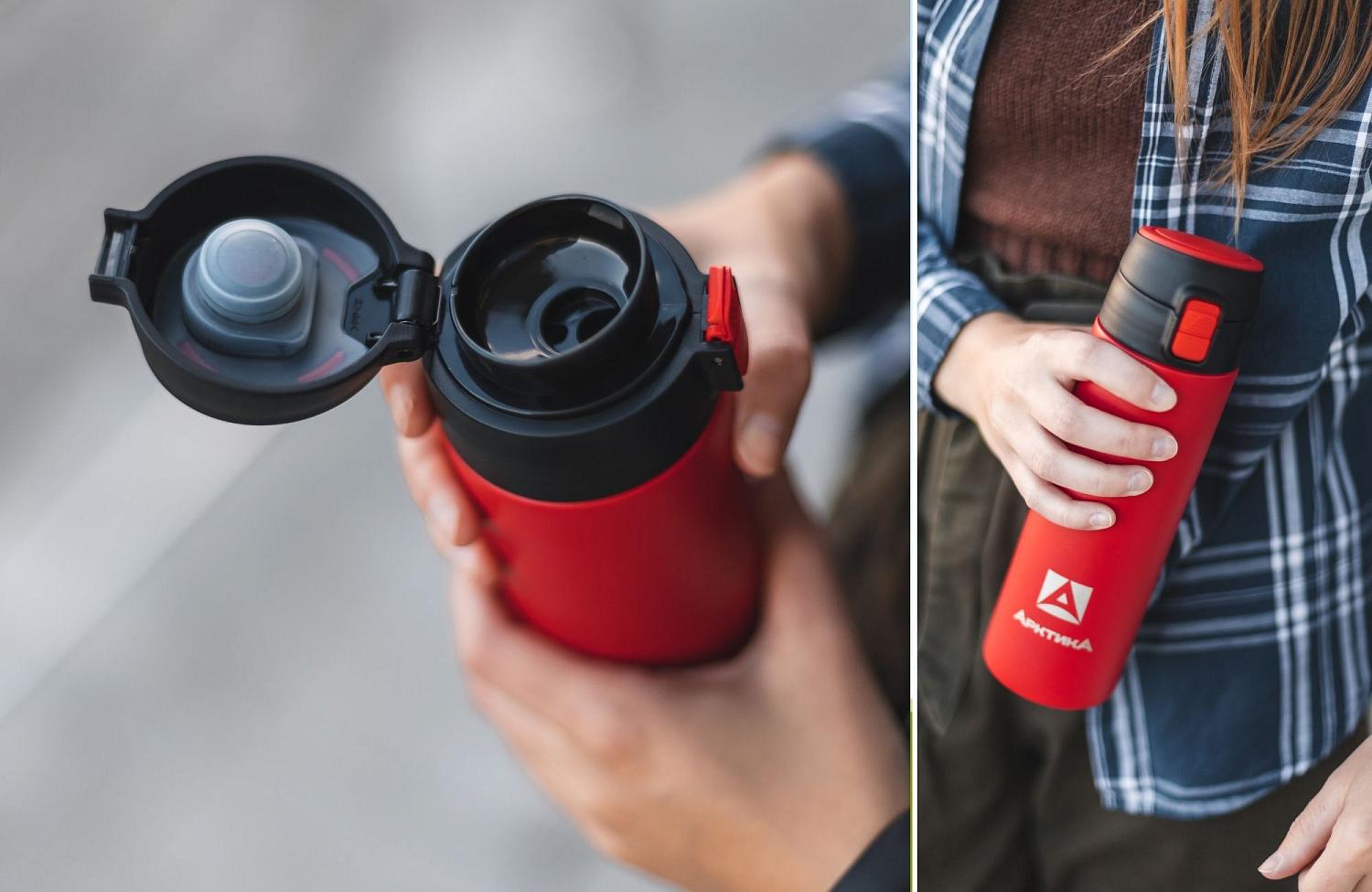 Кнопка с замком у серии 705 не даст напитку пролиться, а практичное горлышко всегда будет защищено от грязи и пыли извне.